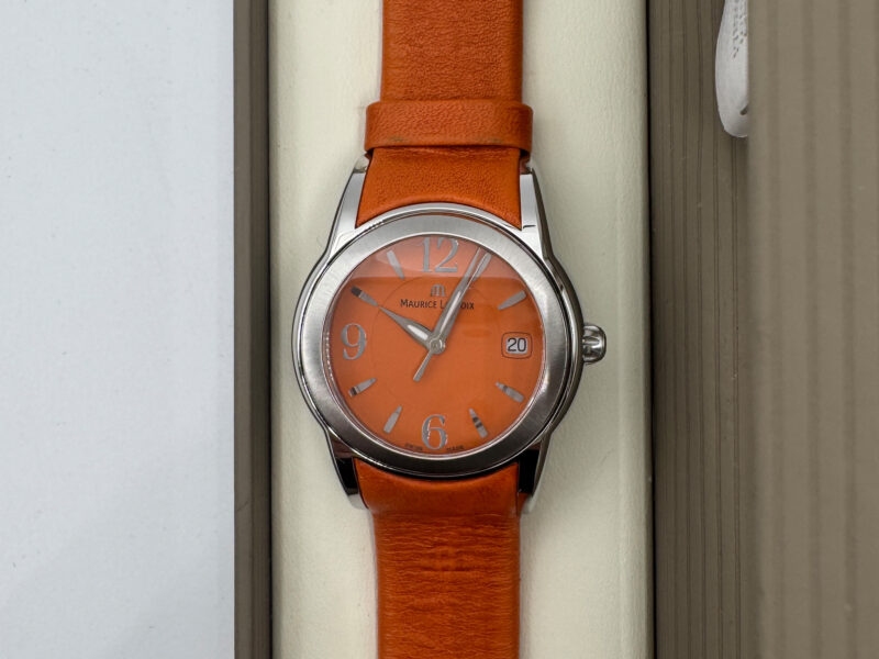 Montre Maurice Lacroix bracelet orange